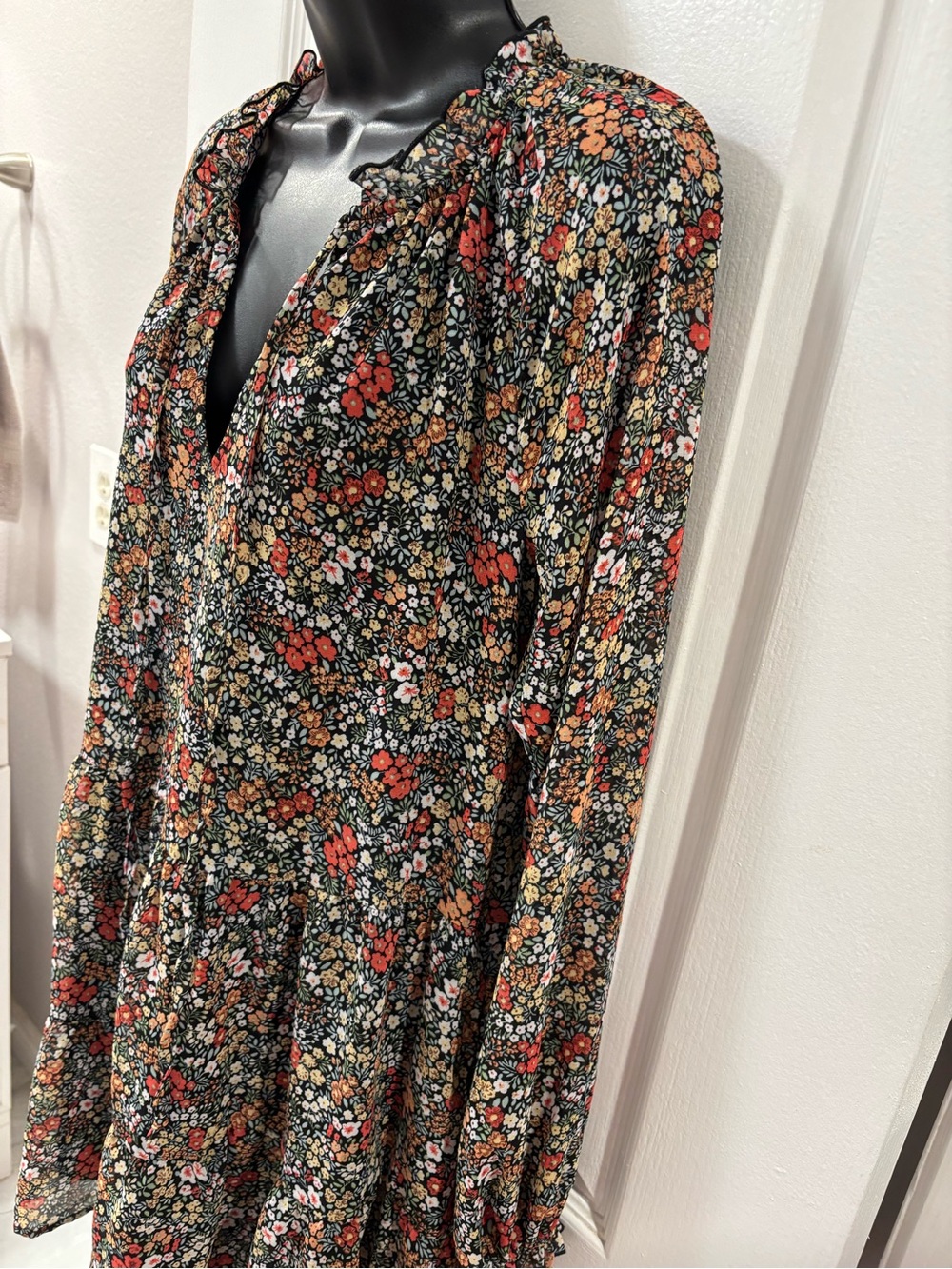 Show Me Your MuMu Ditsy Floral Birdie Boho Flowy Bridal Shower Mini Dress XS